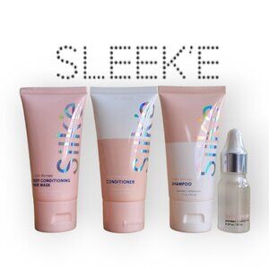 SLEEK'E Mini Travel Hair Care Set with Bag NWT